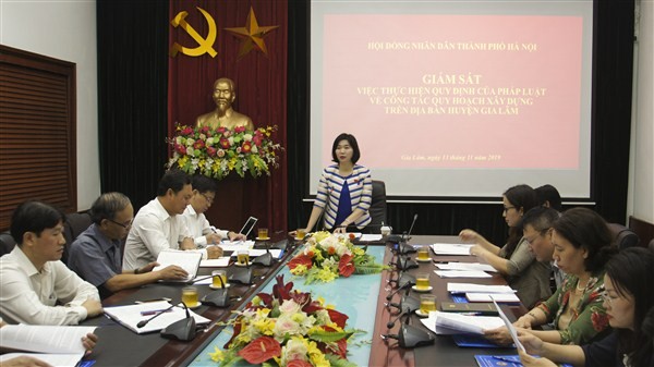 Phó Chủ tịch HĐND TP Phùng Thị Hồng Hà: Gia Lâm cần chú trọng phát triển theo đúng quy hoạch